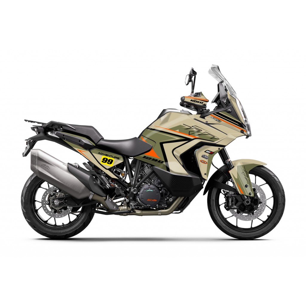 KTM 1290 SUPER ADVENTURE S 2021-2023 GRAPHIC SET / DECAL KIT