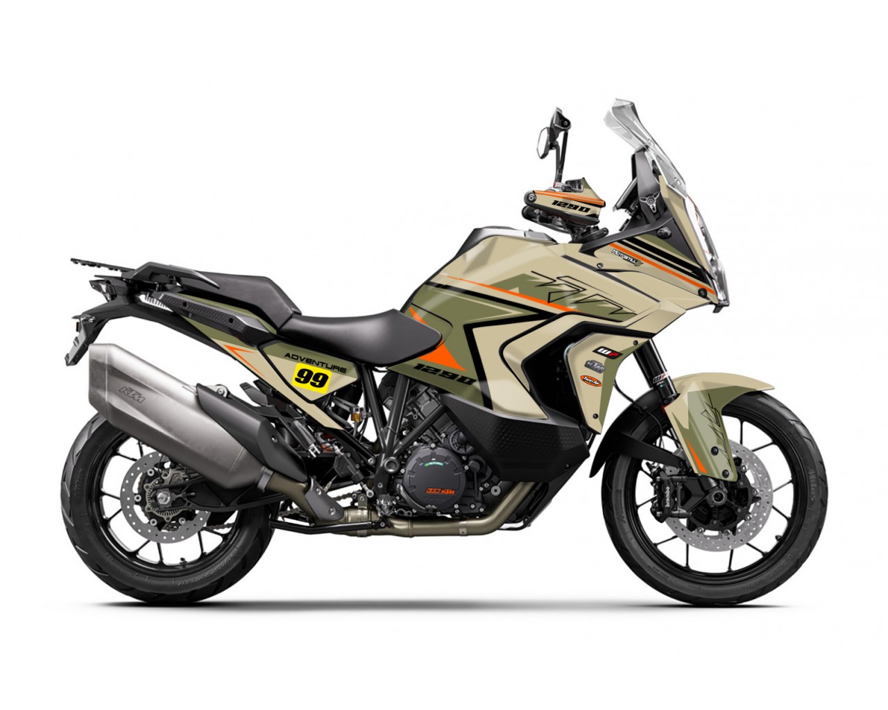 KTM 1290 SUPER ADVENTURE S 2021-2023 GRAPHIC SET / DECAL KIT