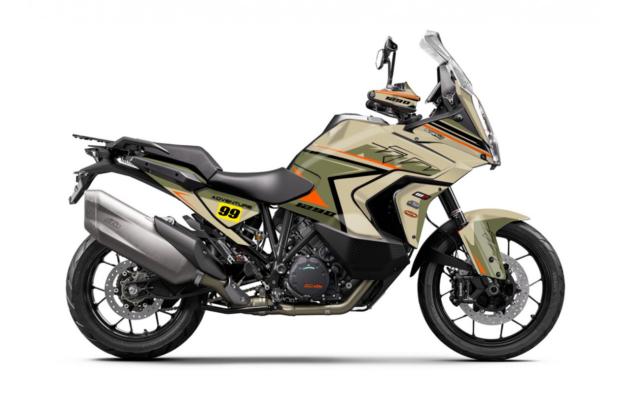 KTM 1290 SUPER ADVENTURE S 2021-2023 GRAPHIC SET / DECAL KIT