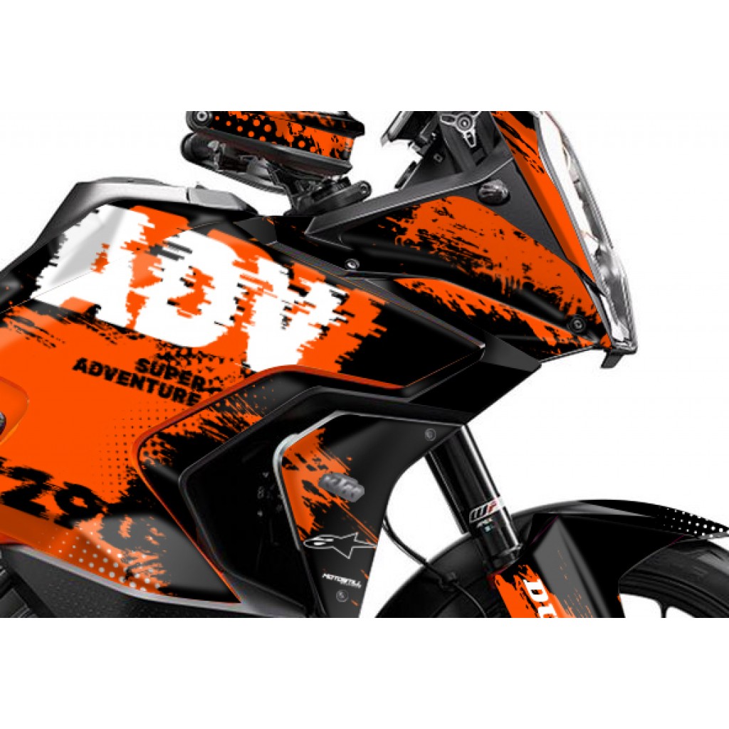 KTM 1290 SUPER ADVENTURE S 2021-2023 GRAPHIC SET / DECAL KIT