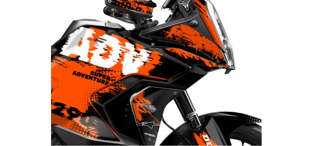 KTM 1290 SUPER ADVENTURE S 2021-2023 GRAPHIC SET / DECAL KIT