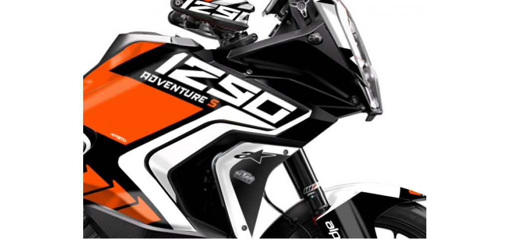 KTM 1290 SUPER ADVENTURE S 2021-2023 GRAPHIC SET / DECAL KIT