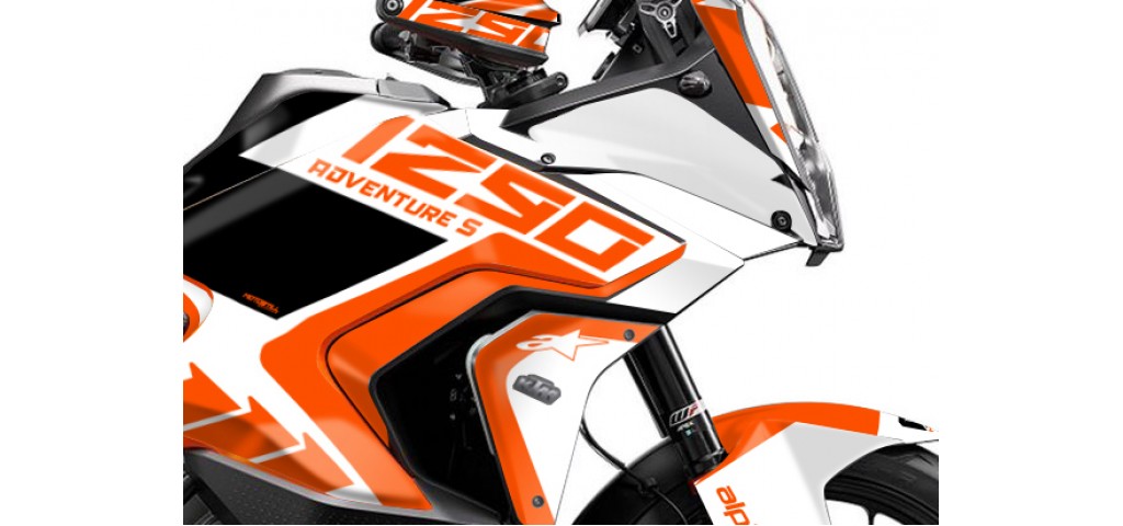 KTM 1290 SUPER ADVENTURE S 2021-2023 GRAPHIC SET / DECAL KIT