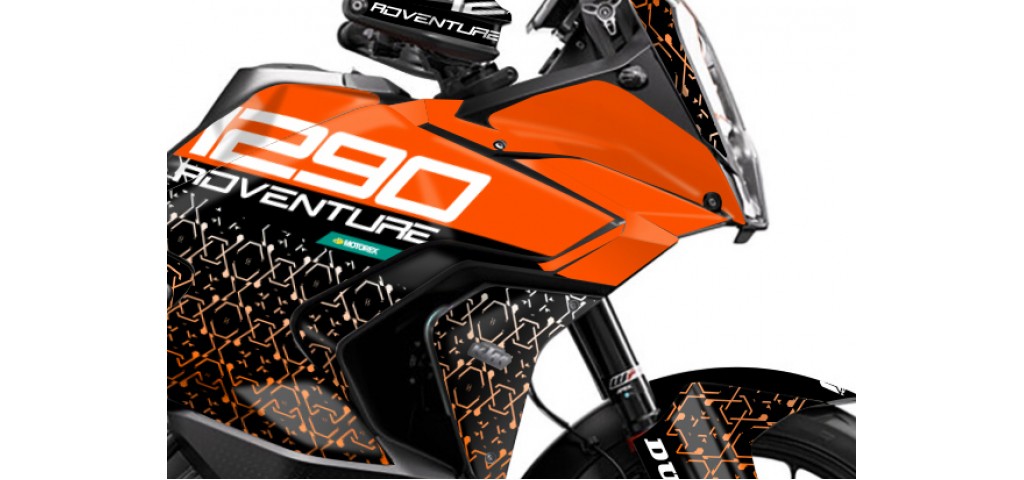 KTM 1290 SUPER ADVENTURE S 2021-2023 GRAPHIC SET / DECAL KIT