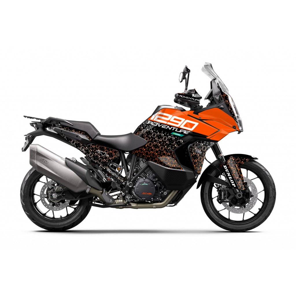 KTM 1290 SUPER ADVENTURE S 2021-2023 GRAPHIC SET / DECAL KIT