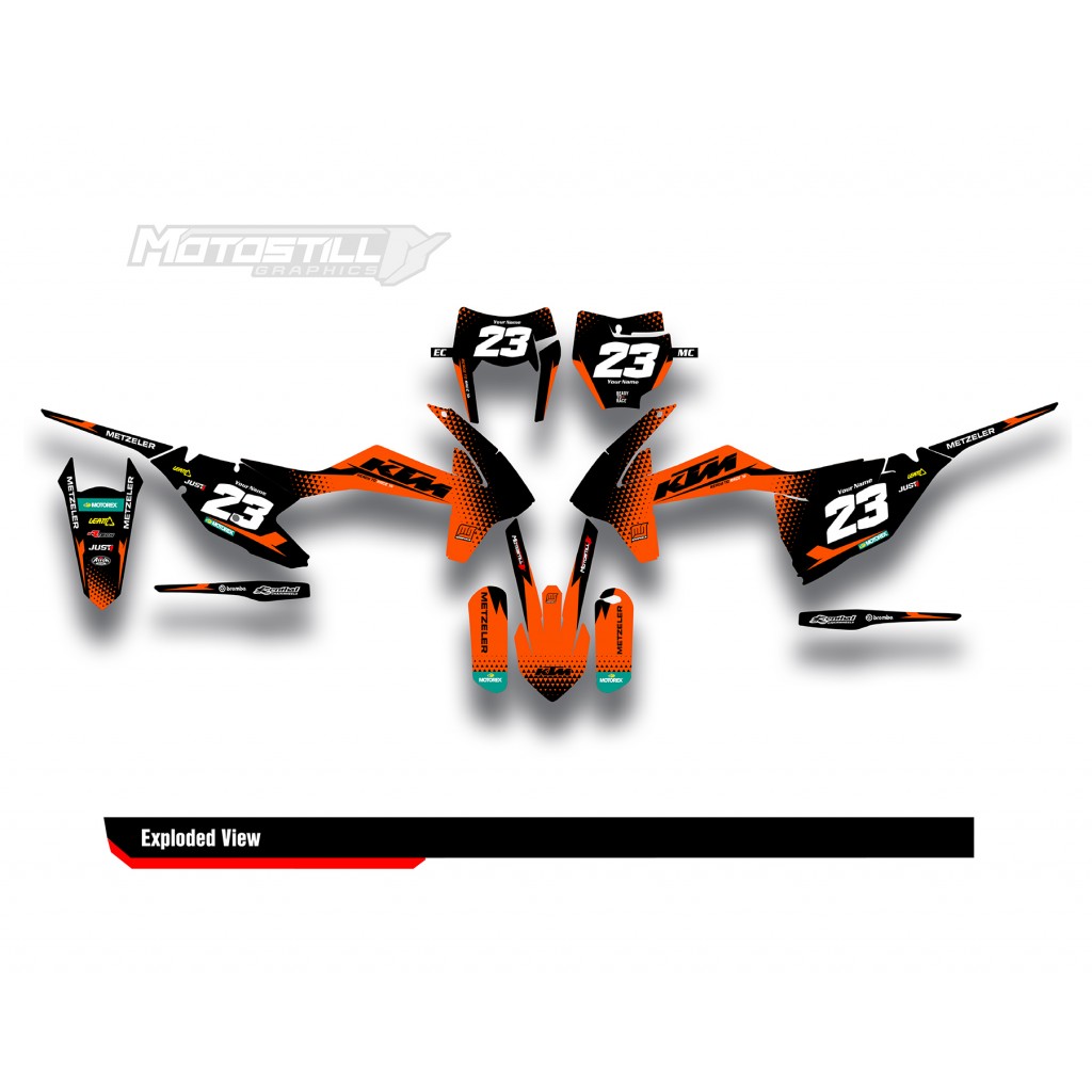 KTM  EXC / XC / SX / SM GRAPHIC STICKER KIT