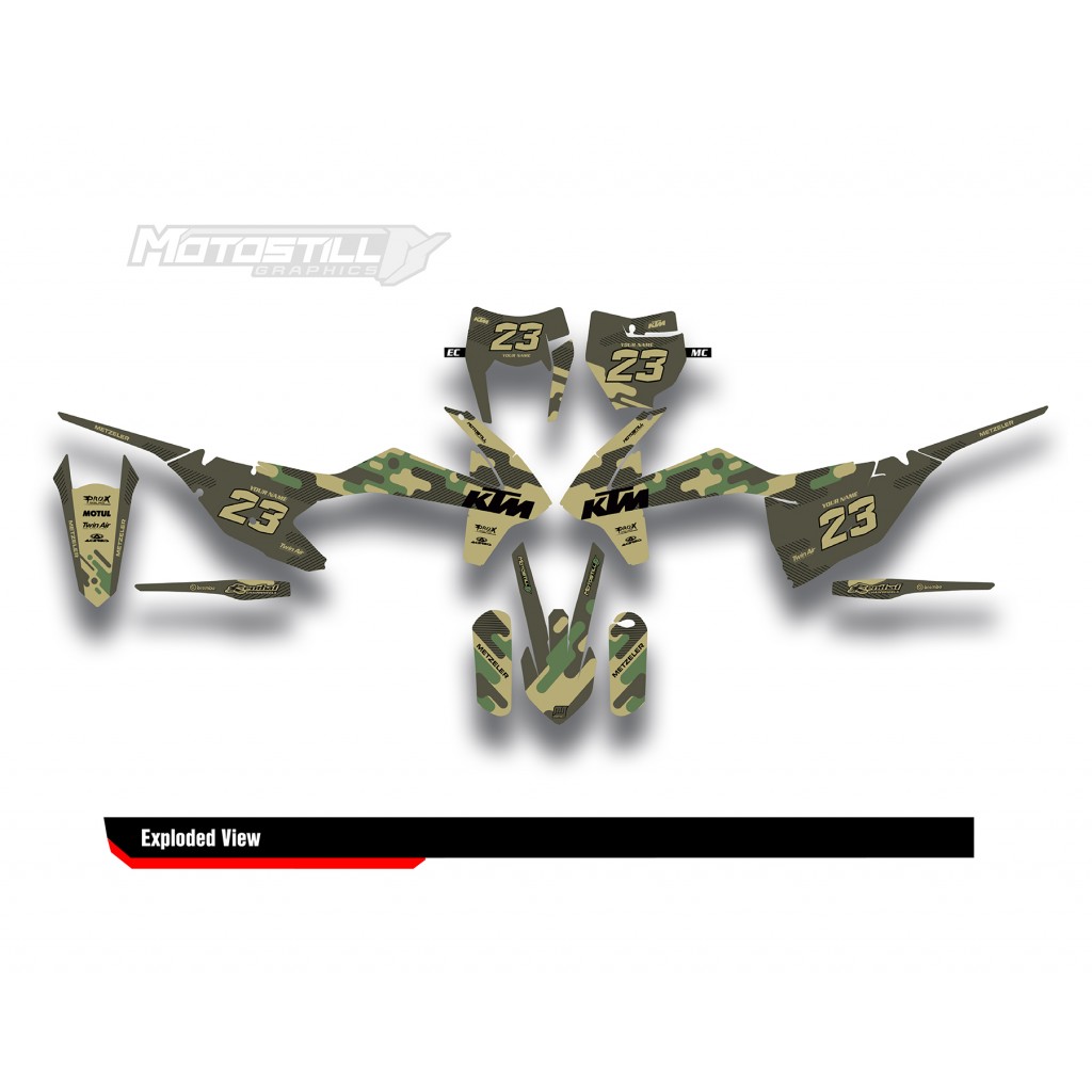 KTM  EXC / XC / SX / SM GRAPHIC STICKER KIT