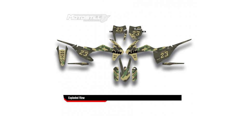 KTM  EXC / XC / SX / SM GRAPHIC STICKER KIT