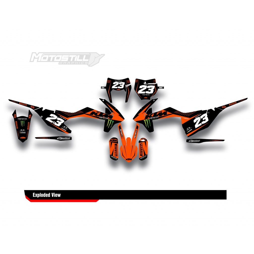 KTM  EXC / XC / SX / SM GRAPHIC STICKER KIT