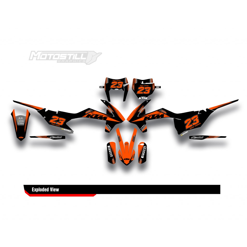 KTM  EXC / XC / SX / SM GRAPHIC STICKER KIT