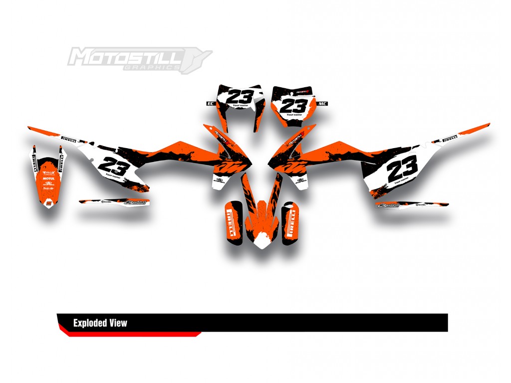 KTM EXC-XC-SX / 2009-2022 GRAPHIC STICKER SET DECAL KIT 