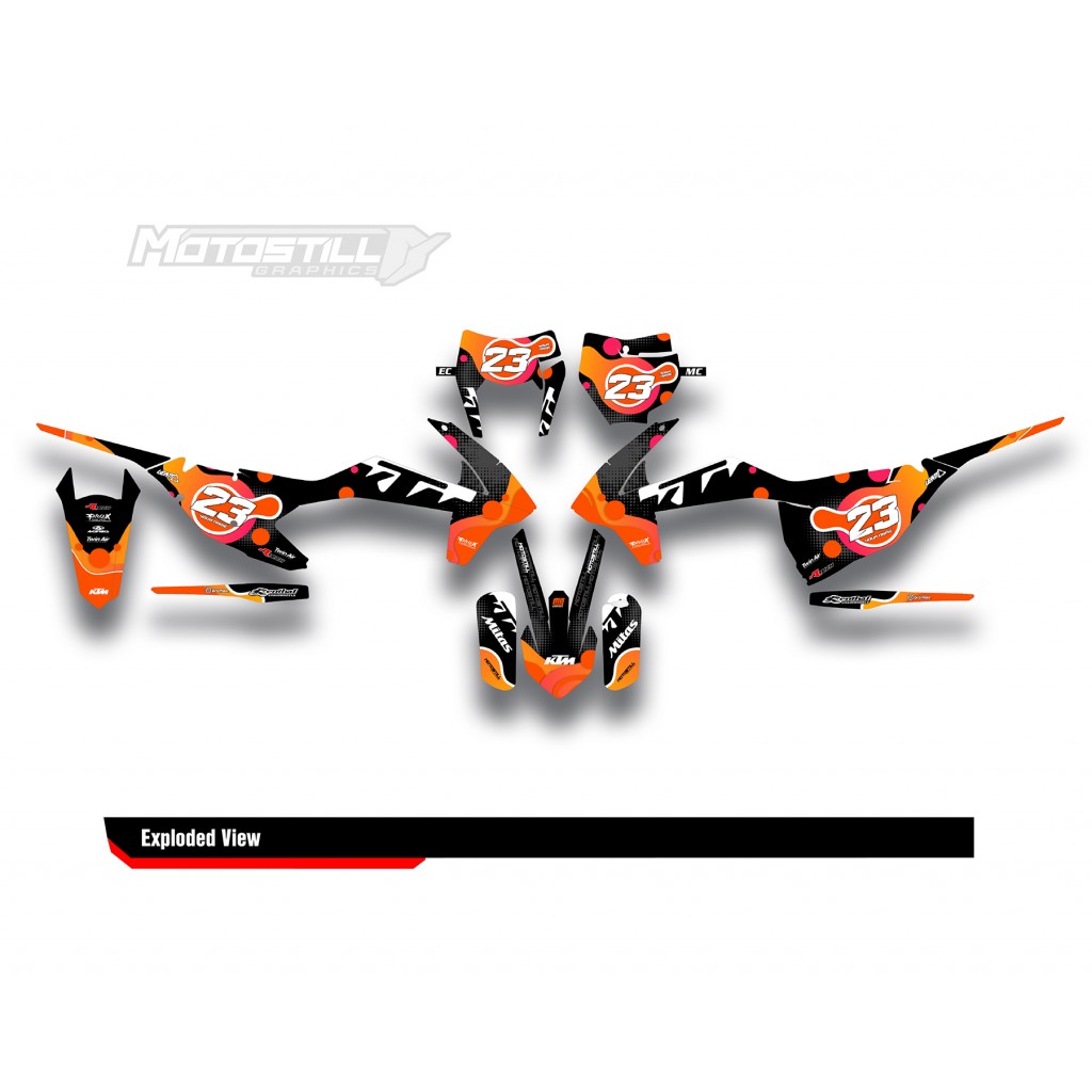 KTM  EXC / XC / SX / SM GRAPHIC STICKER KIT