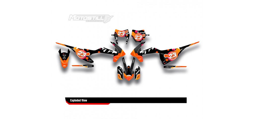 KTM  EXC / XC / SX / SM GRAPHIC STICKER KIT