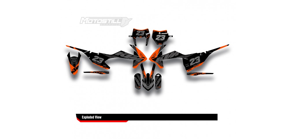 KTM  EXC / XC / SX / SM GRAPHIC STICKER KIT