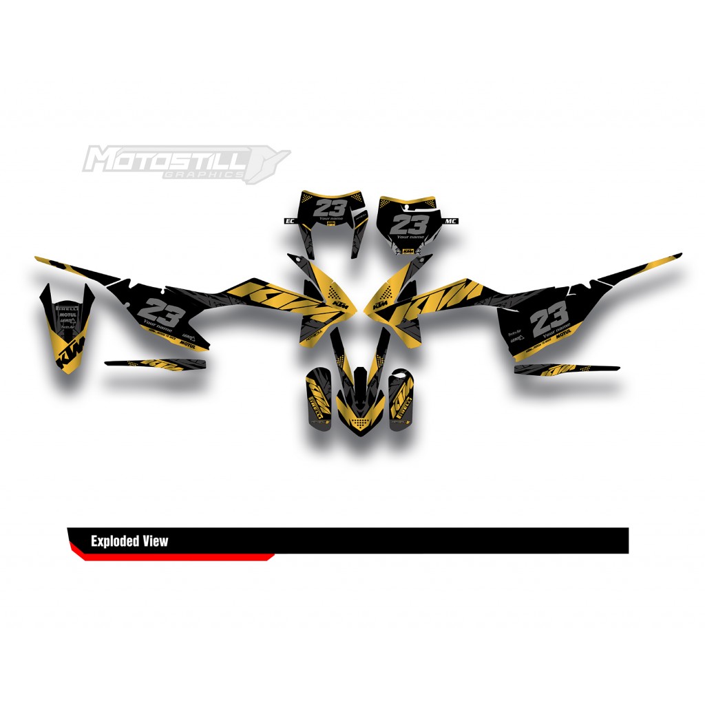 KTM  EXC / XC / SX / SM GRAPHIC STICKER KIT