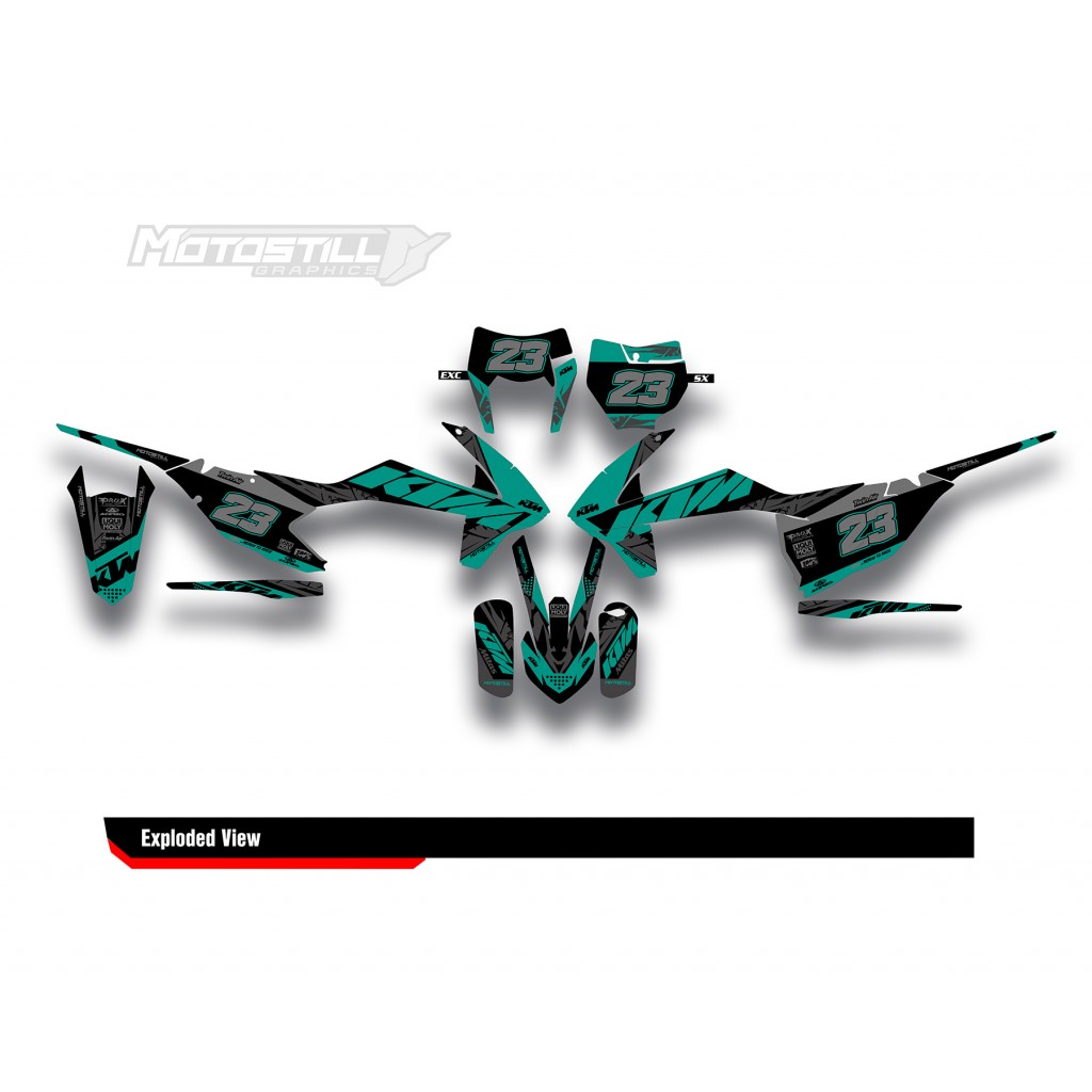 KTM  EXC / XC / SX / SM GRAPHIC STICKER KIT