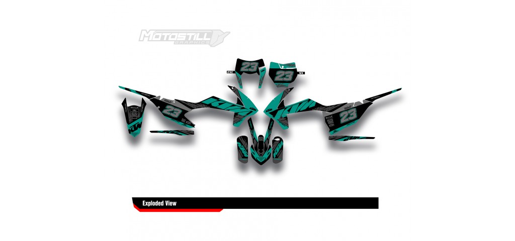 KTM  EXC / XC / SX / SM GRAPHIC STICKER KIT