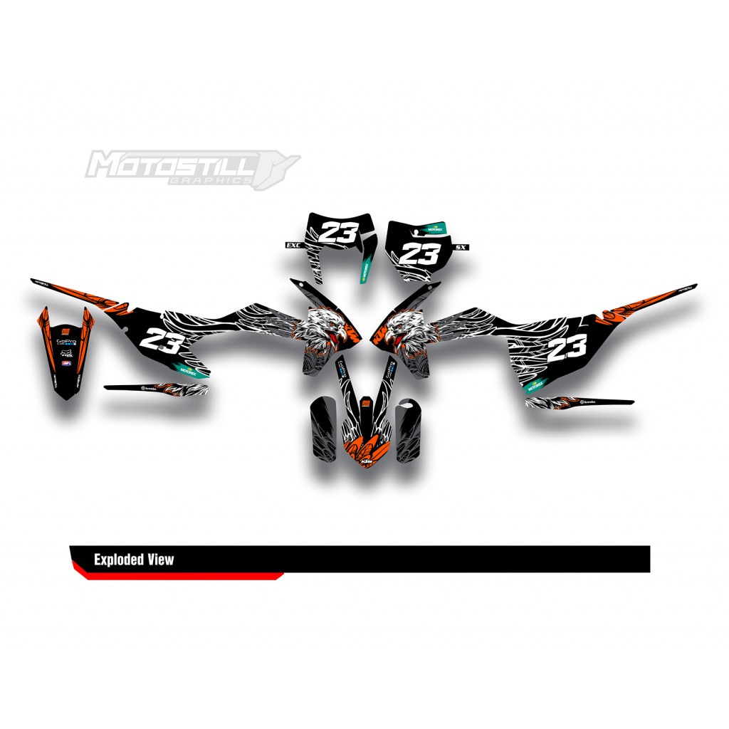KTM  EXC / XC / SX / SM GRAPHIC STICKER KIT