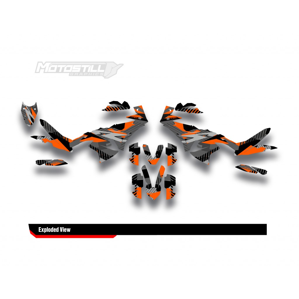 KTM 790/890 - ADV / ADV-R 2023-2024 GRAPHIC STICKER SET / DECAL KIT