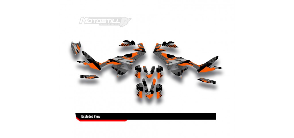 KTM 790/890 - ADV / ADV-R 2023-2024 GRAPHIC STICKER SET / DECAL KIT
