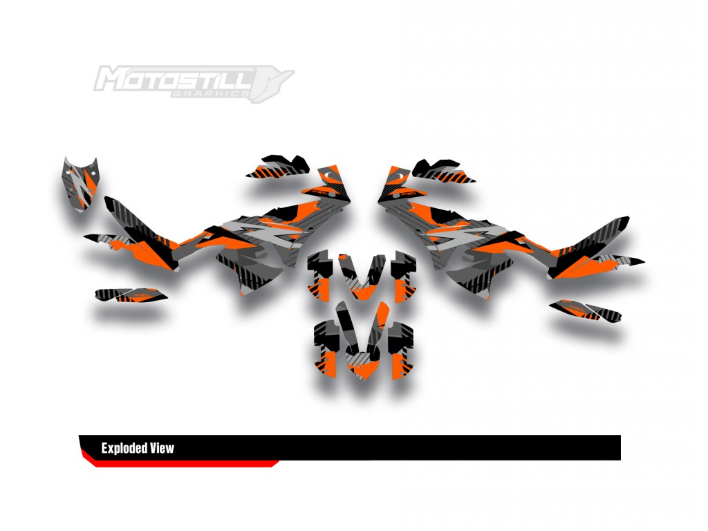 KTM 790/890 - ADV / ADV-R 2023-2024 GRAPHIC STICKER SET / DECAL KIT