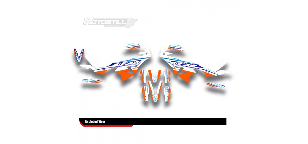 KTM 790/890 - ADV / ADV-R 2023-2024 GRAPHIC STICKER SET / DECAL KIT