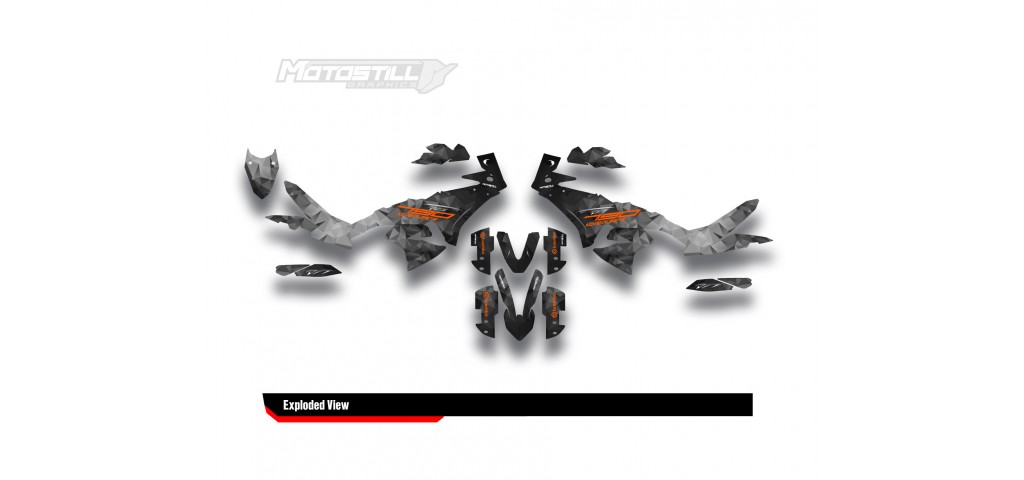 KTM 790/890 - ADV / ADV-R 2023-2024 GRAPHIC STICKER SET / DECAL KIT