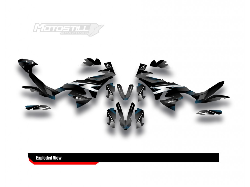 KTM 790/890 - ADV / ADV-R 2023-2024 GRAPHIC STICKER SET / DECAL KIT