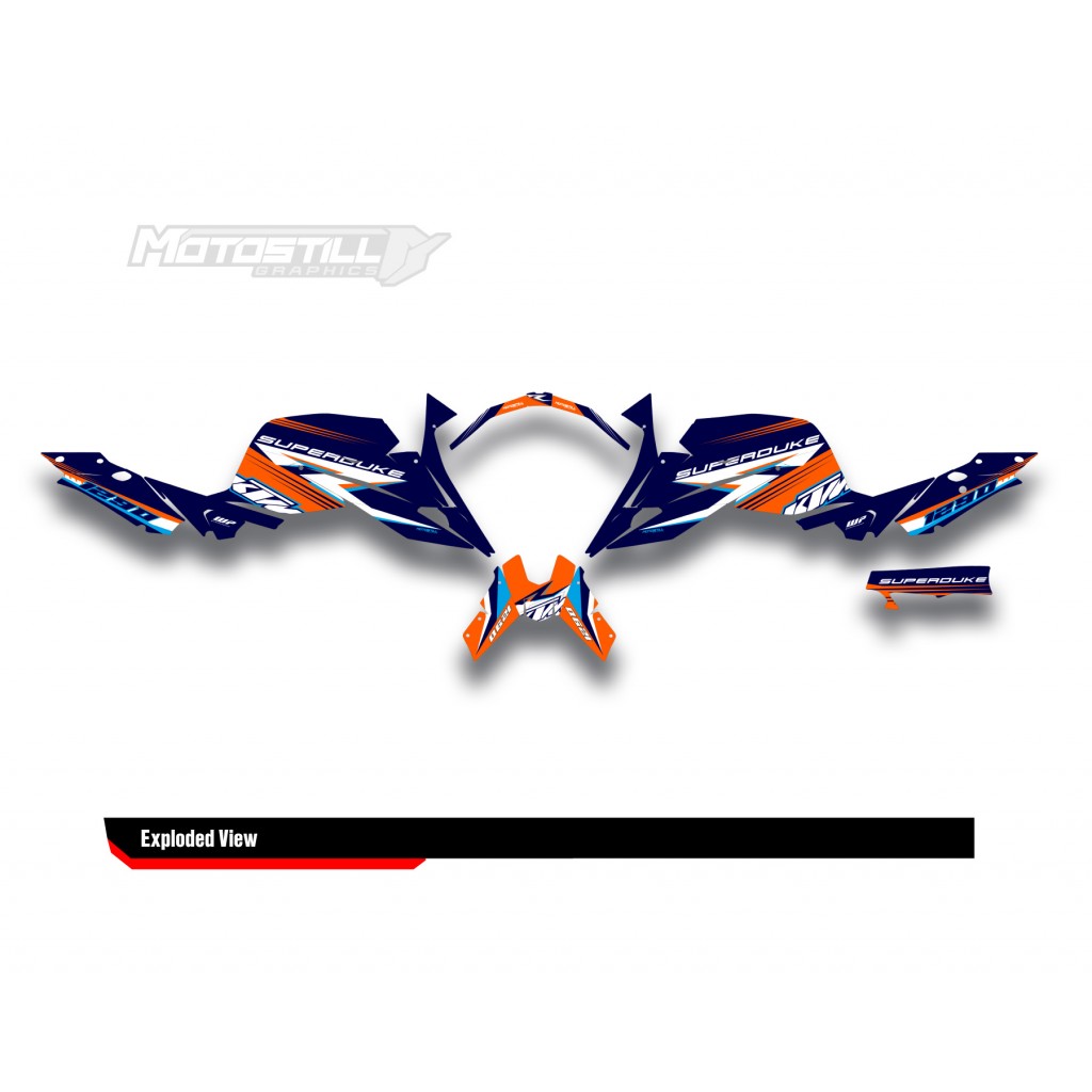 KTM 1290 SUPER DUKE R GRAPHIC SET / DECAL KIT