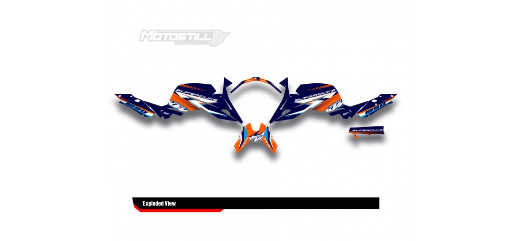 KTM 1290 SUPER DUKE R GRAPHIC SET / DECAL KIT