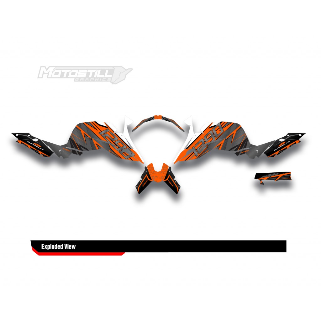 KTM 1290 SUPER DUKE R GRAPHIC SET / DECAL KIT