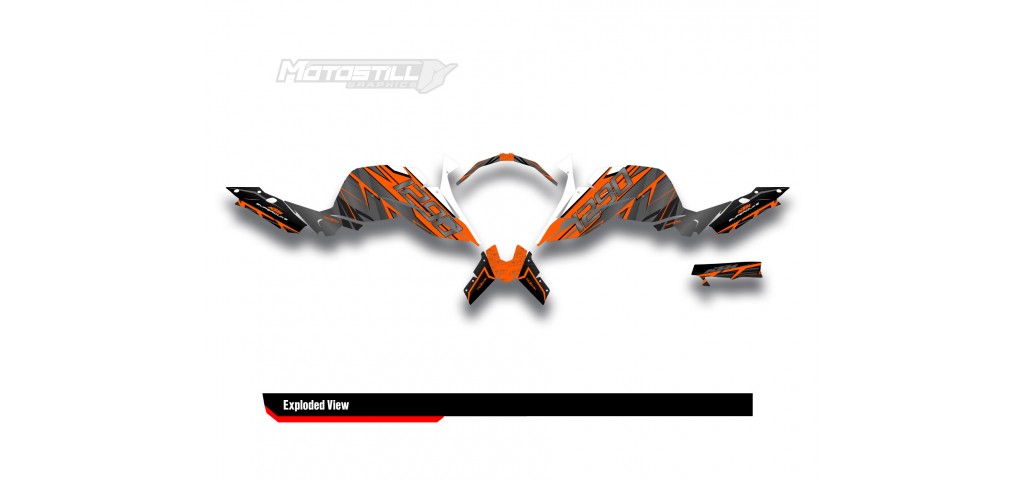 KTM 1290 SUPER DUKE R GRAPHIC SET / DECAL KIT