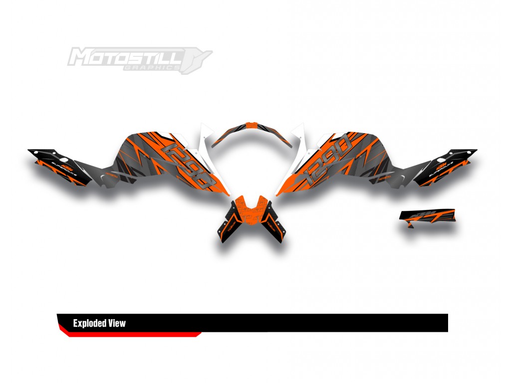 KTM 1290 SUPERDUKE 2020-2023 GRAPHIC STICKER SET / DECAL KIT