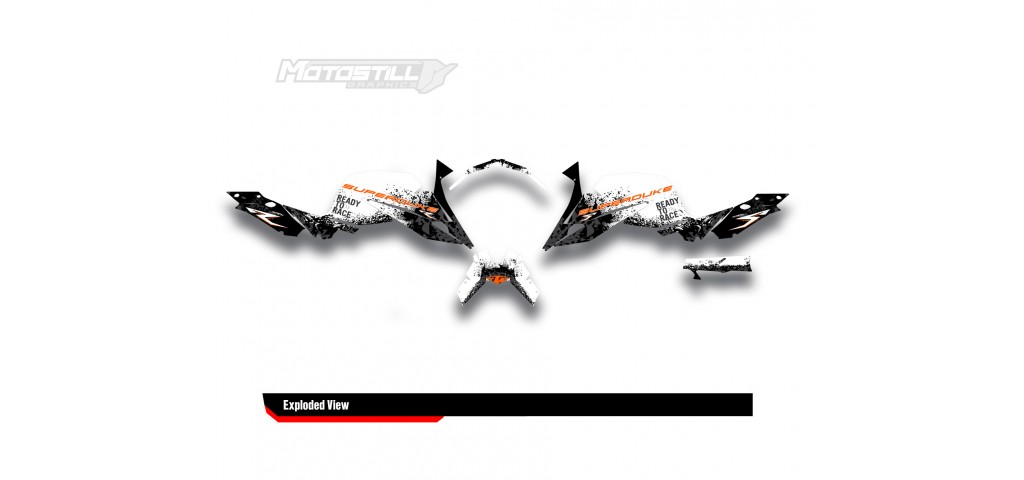 KTM 1290 SUPER DUKE R GRAPHIC SET / DECAL KIT