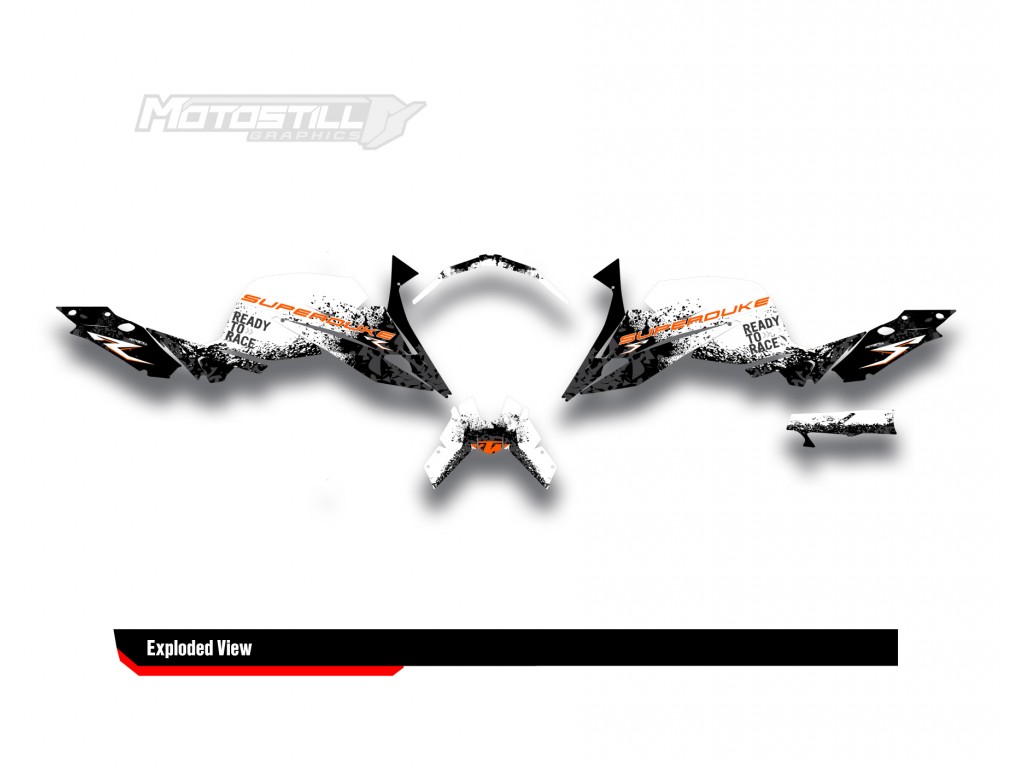 KTM 1290 SUPERDUKE 2020-2023 GRAPHIC STICKER SET / DECAL KIT