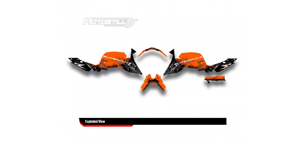 KTM 1290 SUPER DUKE R GRAPHIC SET / DECAL KIT