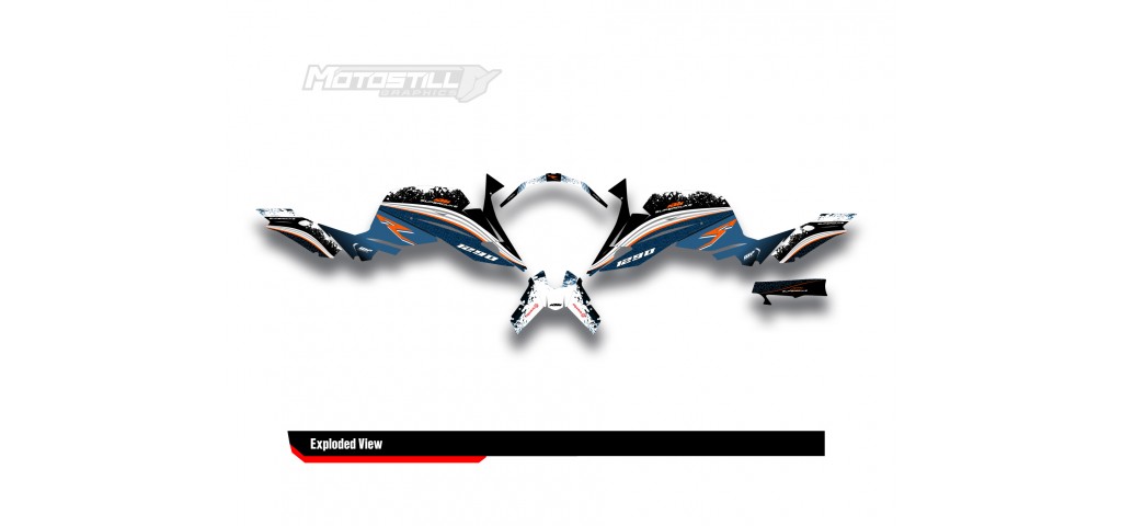 KTM 1290 SUPER DUKE R GRAPHIC SET / DECAL KIT