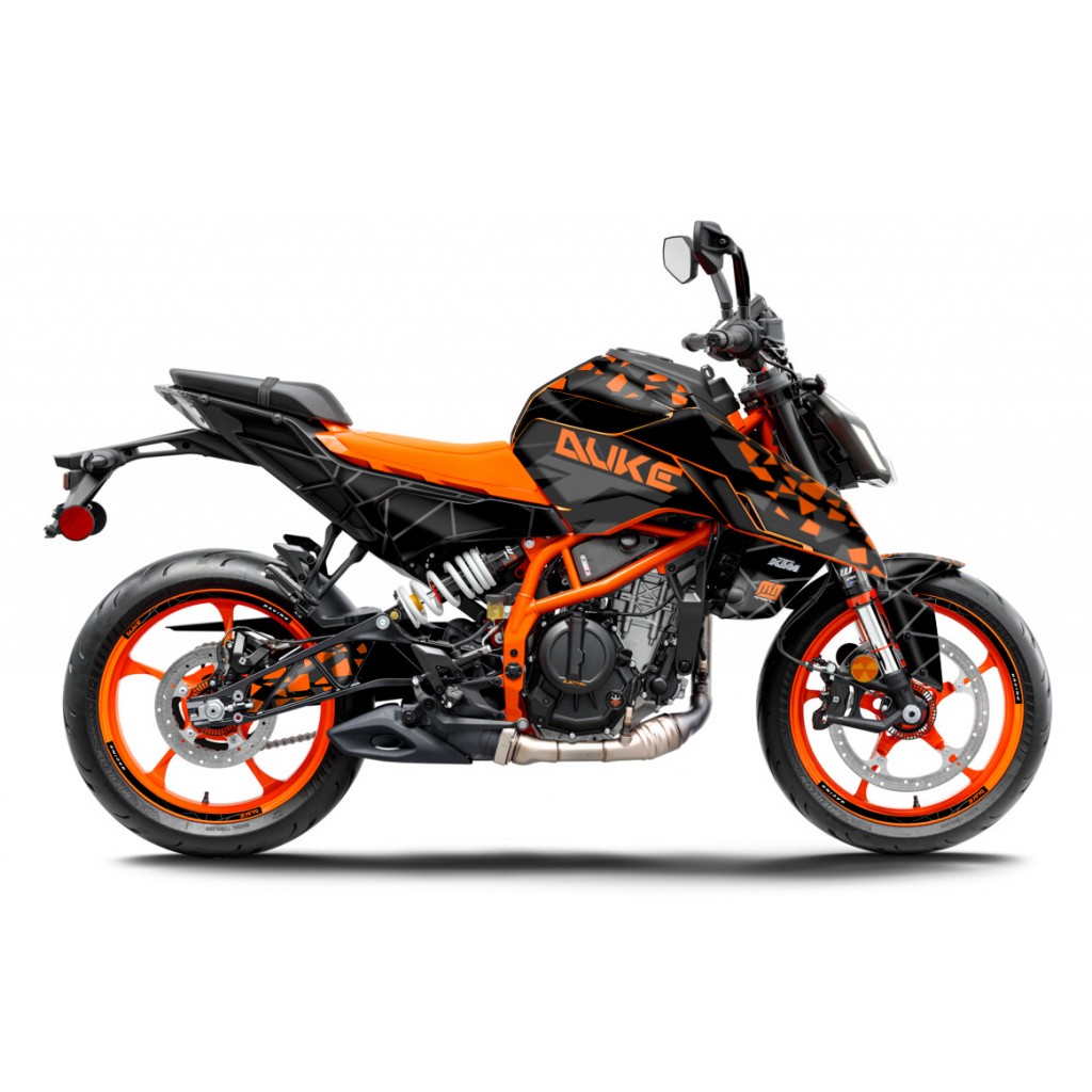 KTM DUKE 125 -250 - 390 / 2024 - 2025 GRAPHIC SET - DECAL KIT 