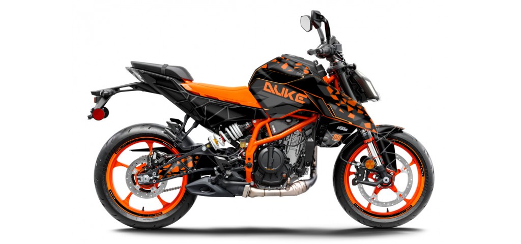 KTM DUKE 125 -250 - 390 / 2024 - 2025 GRAPHIC SET - DECAL KIT 