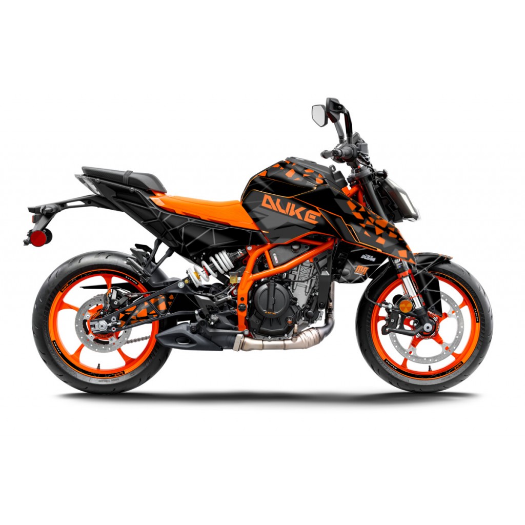 KTM DUKE 125-250-390 / 2024-2025 GRAPHIC STICKER SET - DECAL KIT 