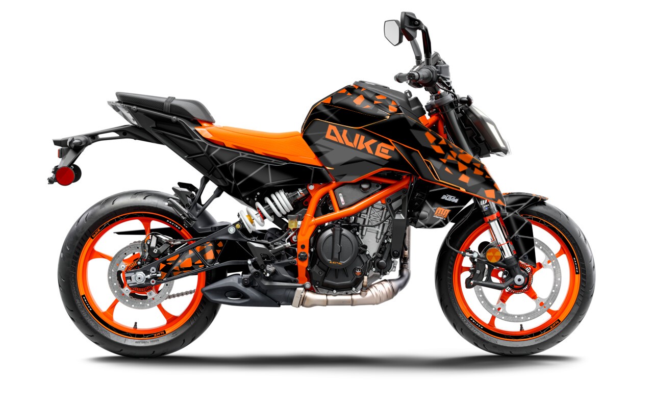 KTM DUKE 125-250-390 / 2024-2025 GRAPHIC STICKER SET - DECAL KIT 