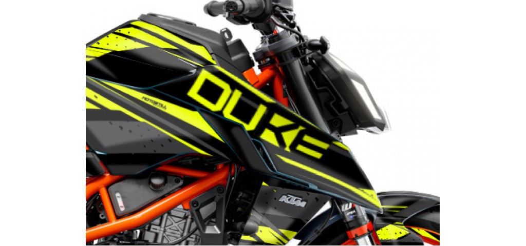 KTM DUKE 125 -250 - 390 / 2024 - 2025 GRAPHIC SET - DECAL KIT 