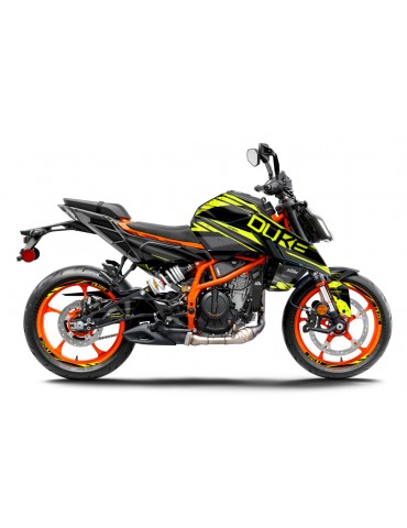 KTM DUKE 125 -250 - 390 / 2024 - 2025 GRAPHIC SET - DECAL KIT 