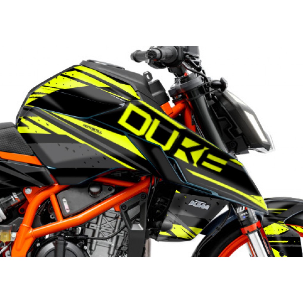 KTM DUKE 125 -250 - 390 / 2024 - 2025 GRAPHIC SET - DECAL KIT 