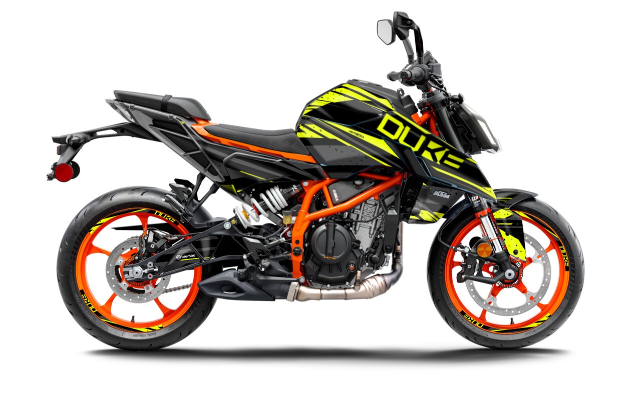 KTM DUKE 125-250-390 / 2024-2025 GRAPHIC STICKER SET - DECAL KIT 