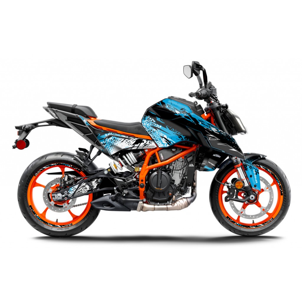 KTM DUKE 125 -250 - 390 / 2024 - 2025 GRAPHIC SET - DECAL KIT 