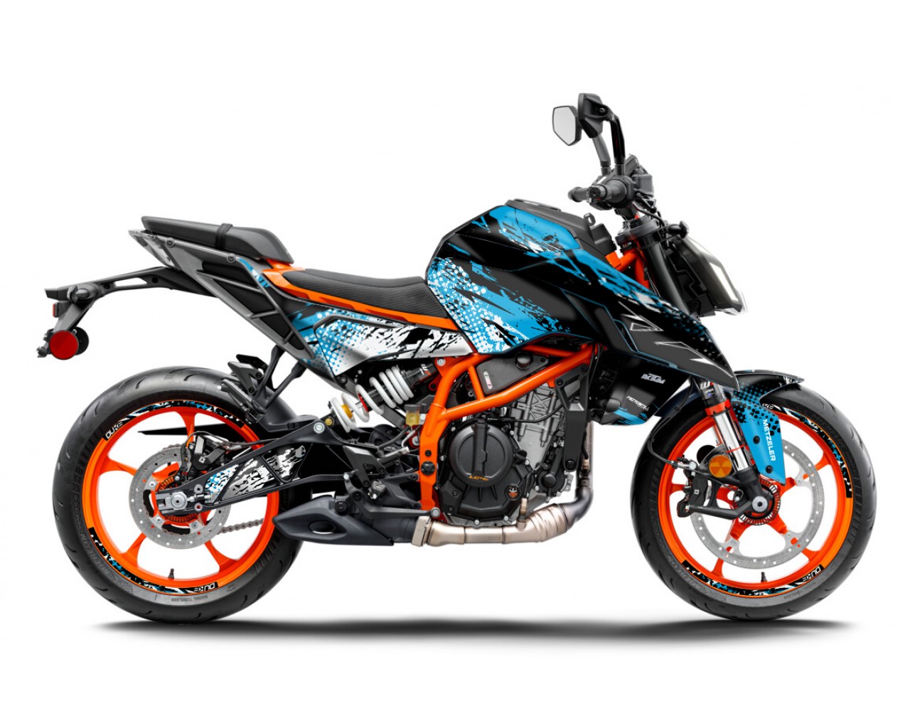 KTM DUKE 125 -250 - 390 / 2024 - 2025 GRAPHIC SET - DECAL KIT 