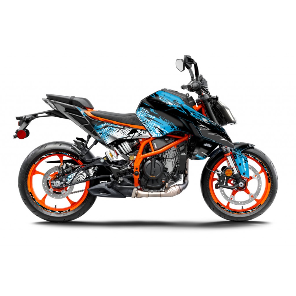 KTM DUKE 125-250-390 / 2024-2025 GRAPHIC STICKER SET - DECAL KIT 
