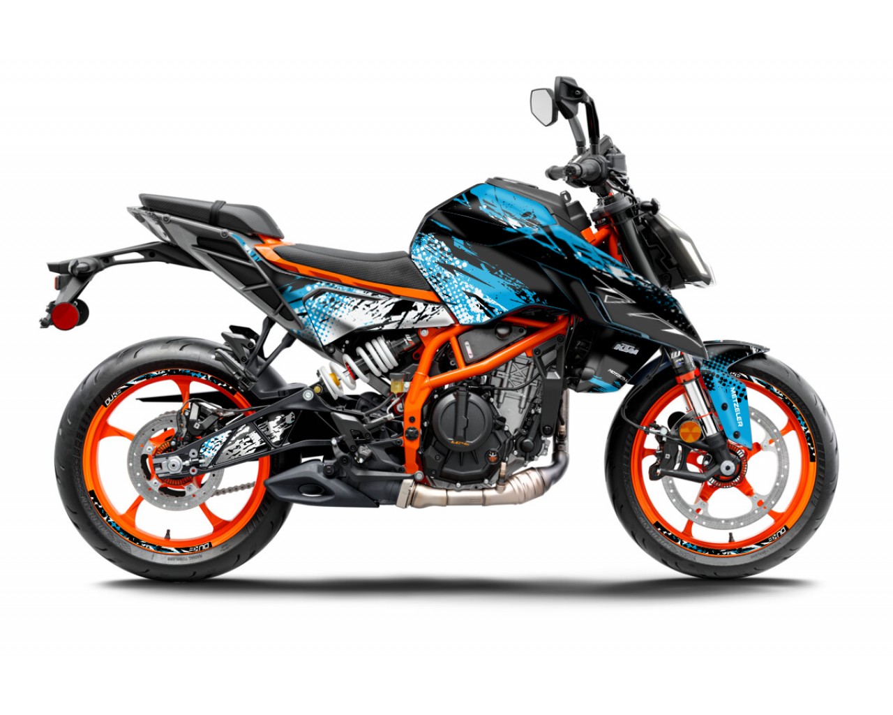 KTM DUKE 125-250-390 / 2024-2025 GRAPHIC STICKER SET - DECAL KIT 