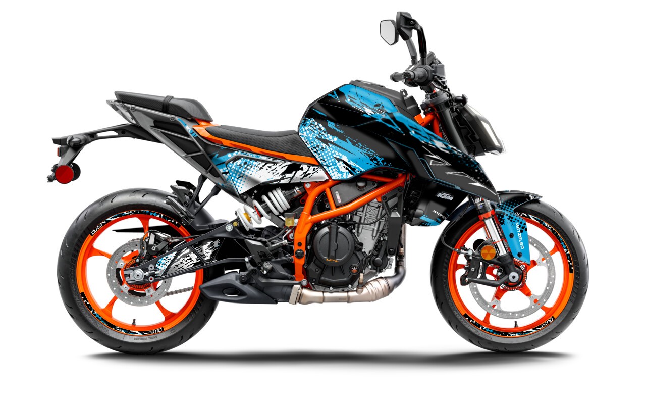 KTM DUKE 125-250-390 / 2024-2025 GRAPHIC STICKER SET - DECAL KIT 